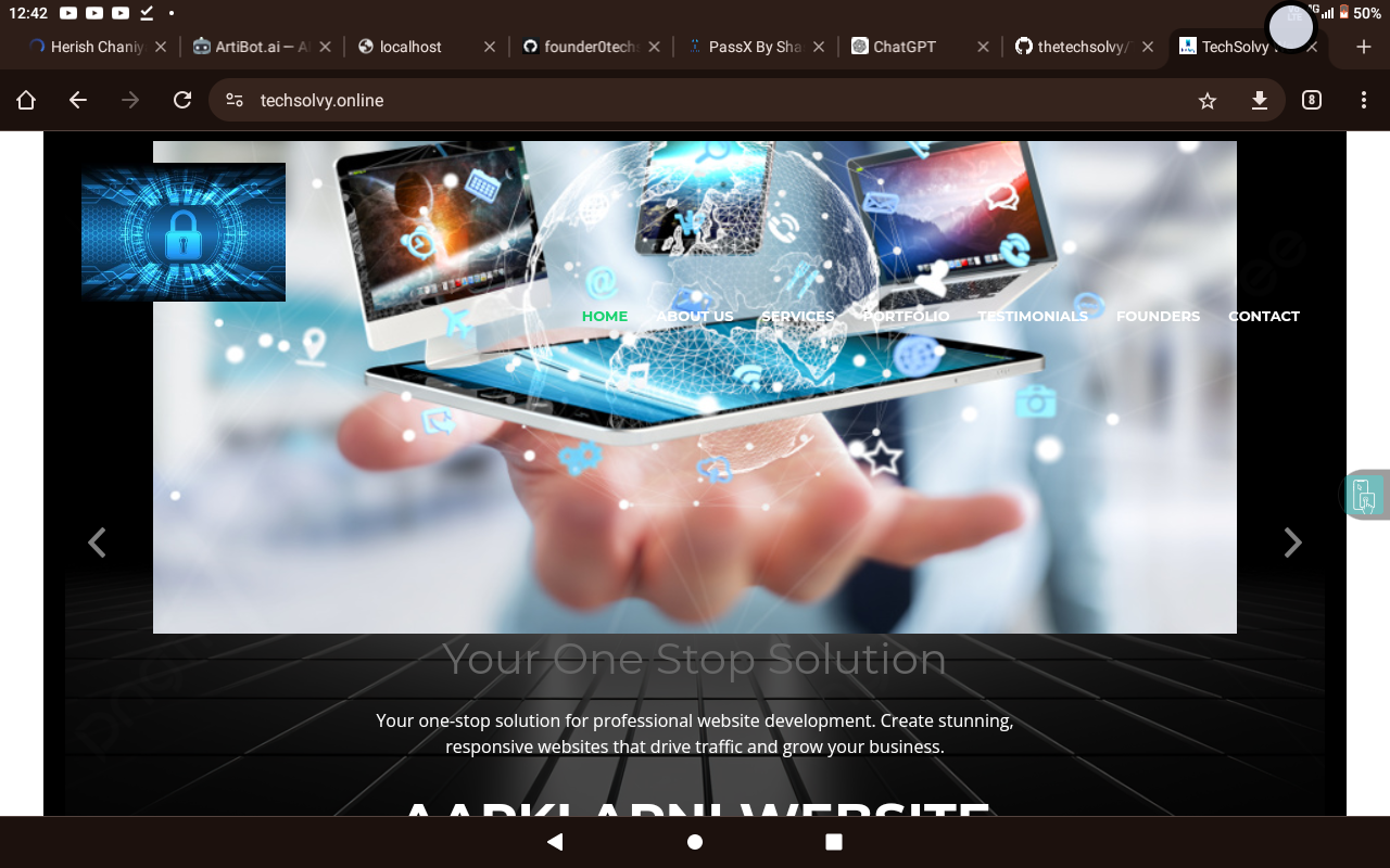 Aquaregia website preview image